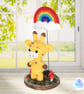 Crochet giraffe and rainbow sculpture. Giraffe ornament. Giraffe gift.  - Image 7