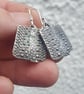 Sea Urchin Square Earrings - Image 2