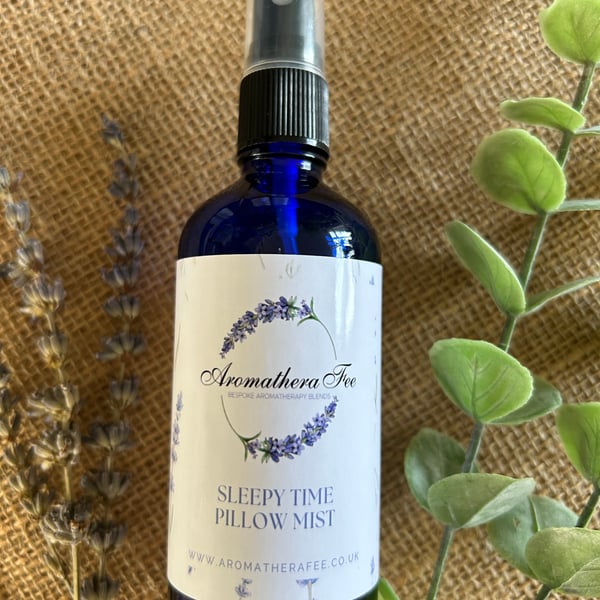 Sleepy Time Pillow Mist Aromatherapy essential oil Room & Linen Spray 100ml