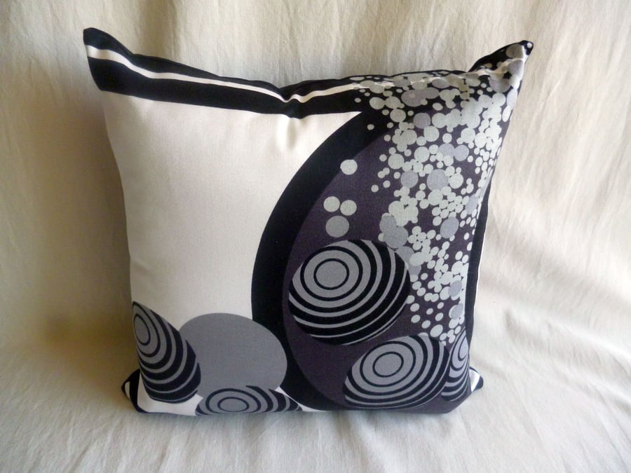  1960s vintage Heals "Ikebana" fabric cushion cover