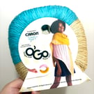 1 Pack x 141g CARON Simply Soft O'GO 100% Acrylic : Blue Mint - Sand