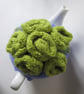 Tea cosie Tea cosy - zingy lilac and lime green roses - Image 4
