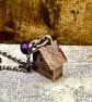 Bat House Copper & Silver Pendant - Image 5