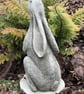 Luna the Moon Gazing Hare Stone Garden Ornament
