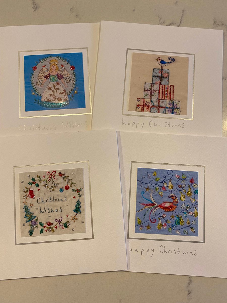 Christmas cards pack of 4