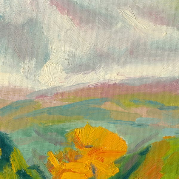Original Landscape Painting in Oil: View from Settlebeck Gill