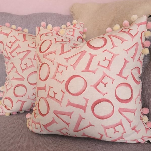 Emma Bridgewater Love Cushion