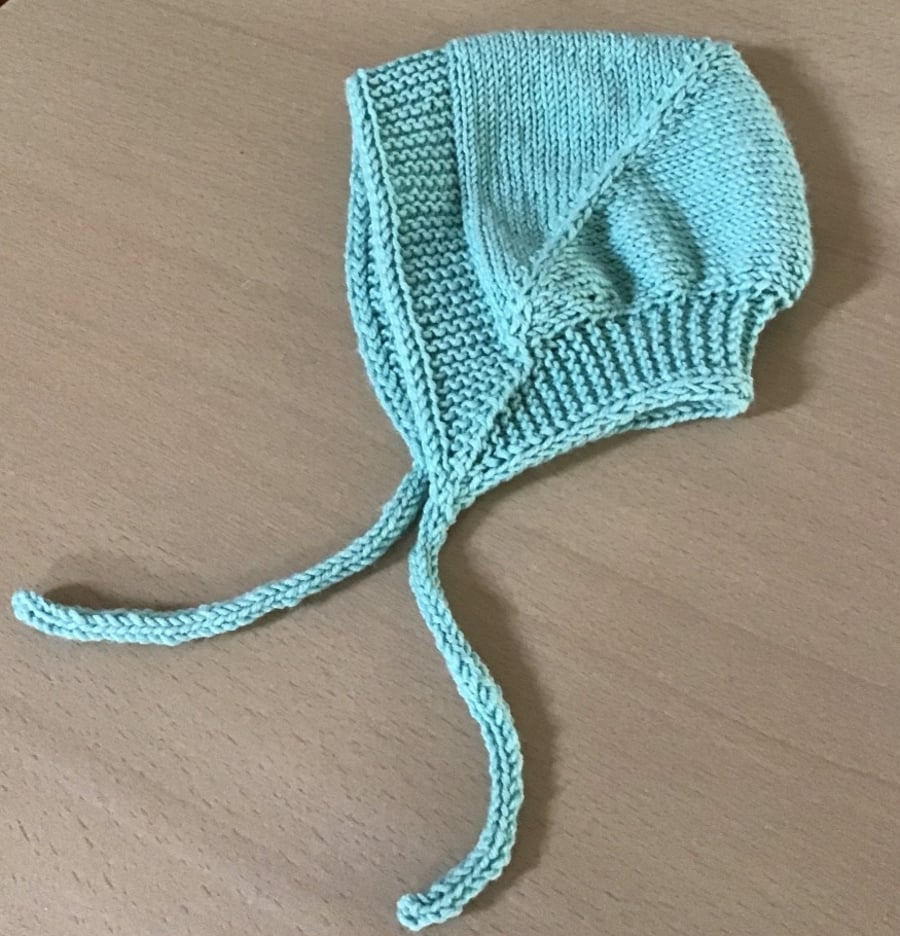 Baby Bonnet jade green 