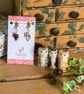 Stitch marker, progress keeper set made with Halloween scardy cats! - Image 1