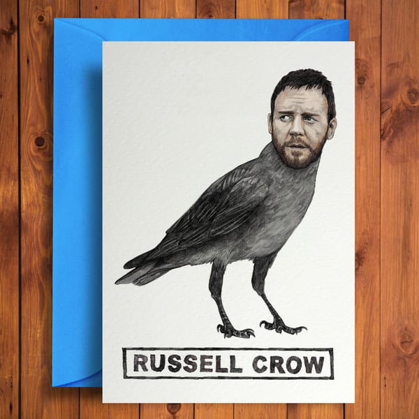 Russell Crow - Funny Birthday Card