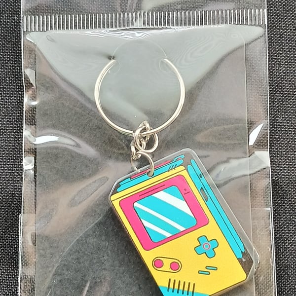 Retro keyring 