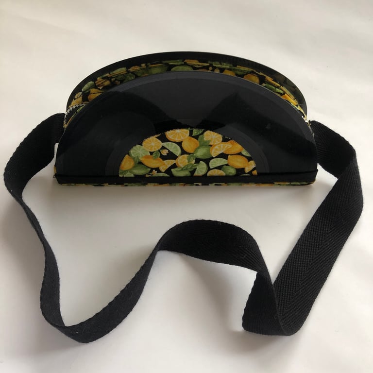 Record Purse Small Handbag Lemon and Lime Upcycled 45 Single