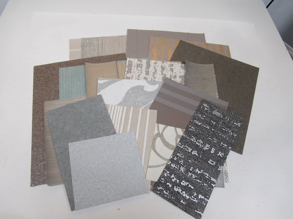 Mixed Silver Grey, Bronze Wallpaper Craft Pack