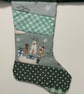 Christmas Stocking Bunting - Green  - Image 10