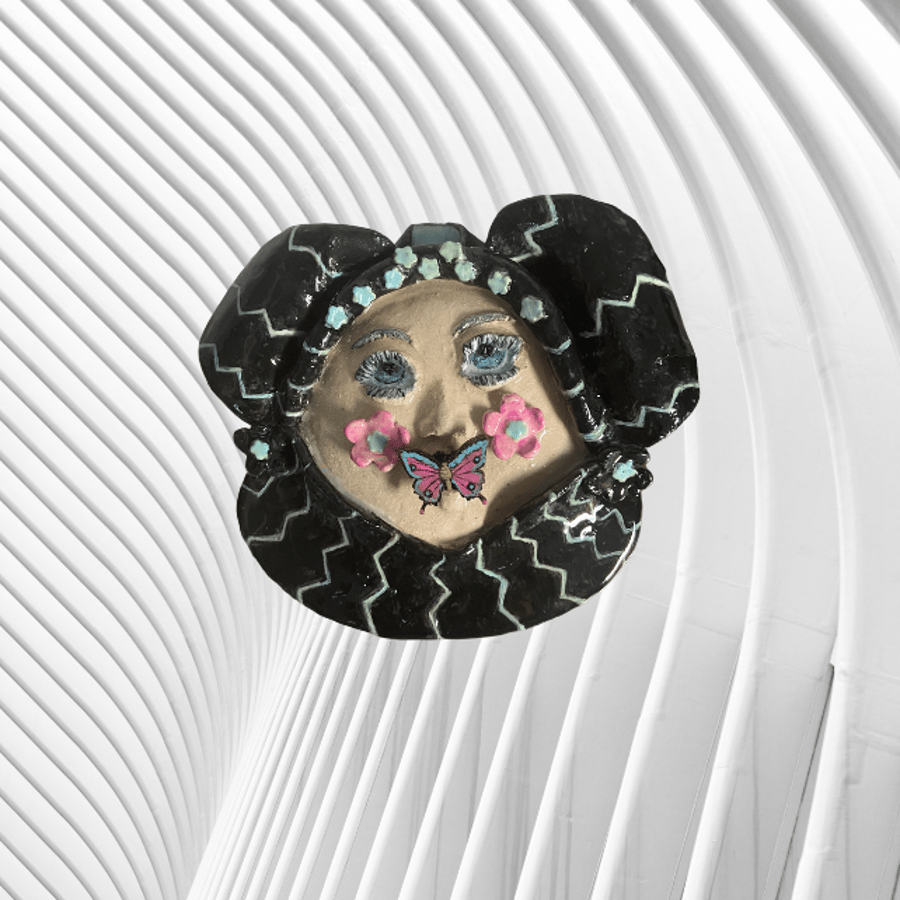 3D Wall Feature Black Butterfly