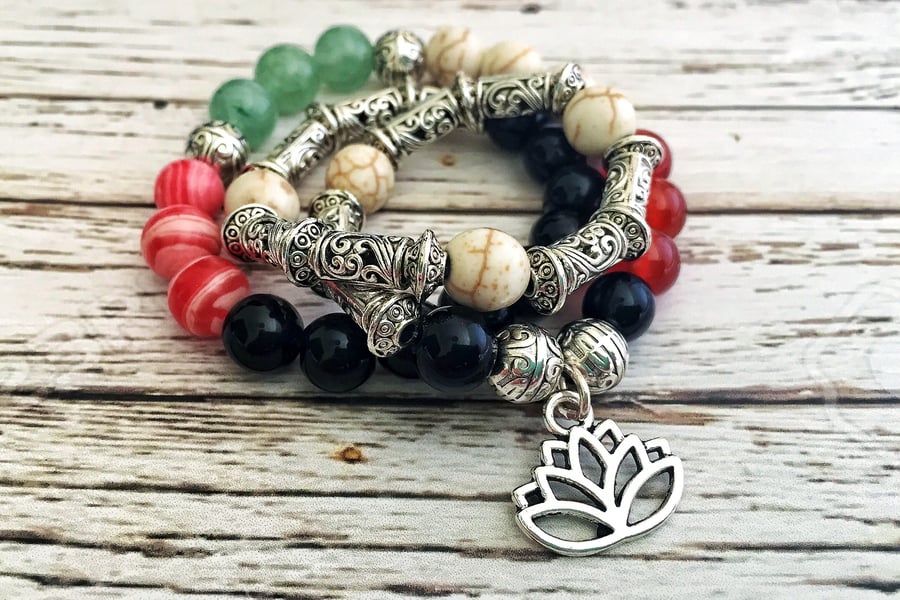 Mala bracelet, Meditation bracelet, Chakra Bracelet, Energy Bracelet, Meditation
