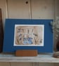' Girl in nature ' limited edition hand printed print - Image 6
