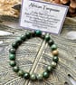 African Turquoise - Elasticated Bracelet  - Image 1