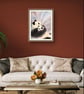 Pandas Art Print, Nursery Animal Decor for Wildlife Fans, Baby Shower Gift - Image 9