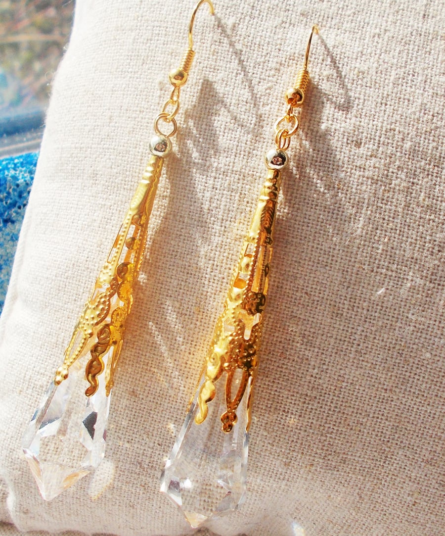 Upcycled Chandelier Earrings 