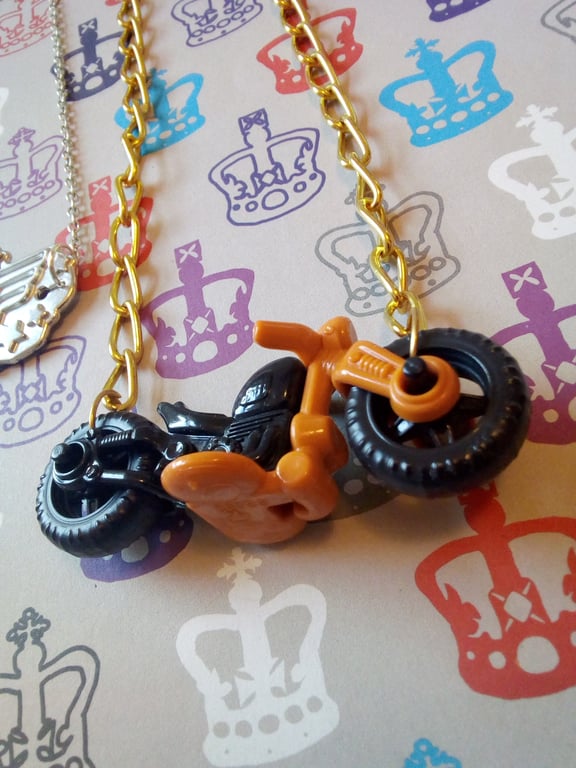 Easy Rider - Motorcycle, motorbike, bike, rider, open road, pendant, necklace