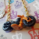 Easy Rider - Motorcycle, motorbike, bike, rider, open road, pendant, necklace