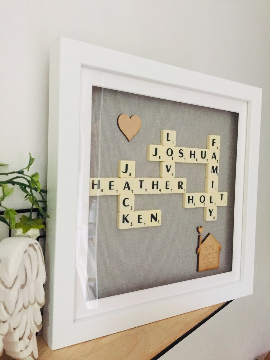 Scrabble personalised frames gifts