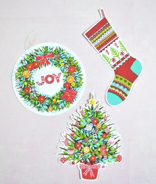 Christmas Joy Art Stickers