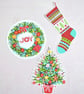 Christmas Joy Art Stickers