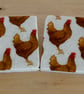 Marble 'Chicken' Coasters - Image 1