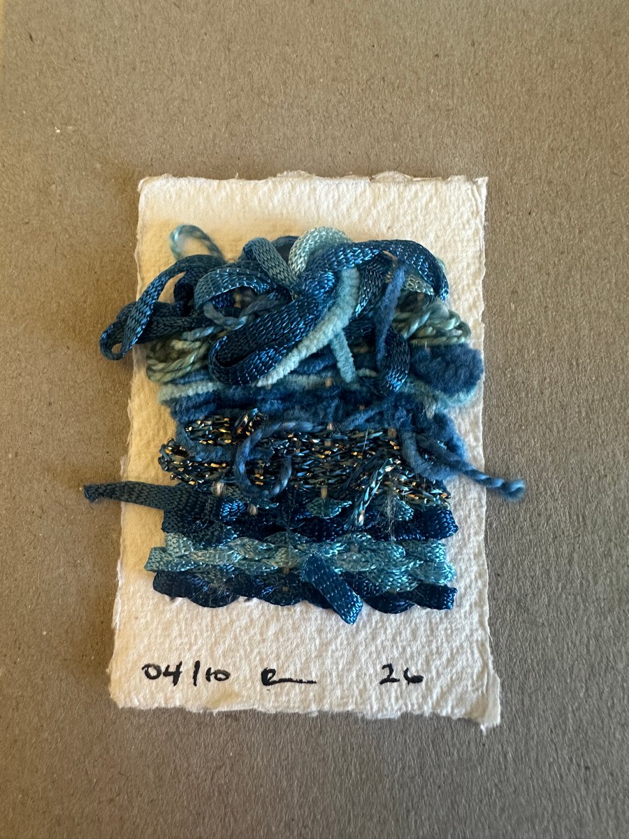 Miniature weaving on paper 4 of 10