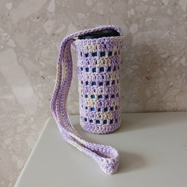CROCHET PATTERN PDF Swirl Ombre Water Bottle Bag