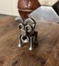 Handmade Welded Nut and Bolt dog 