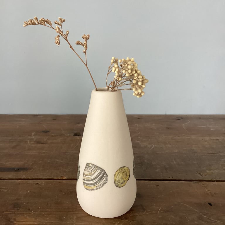 small vase perfectly imperfect - coastal home decor