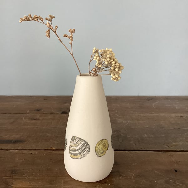 small vase perfectly imperfect - coastal home decor