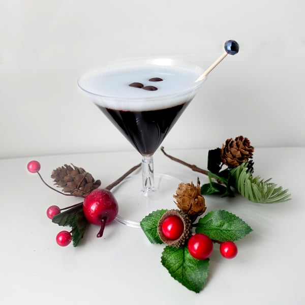 Mini Coffee Expresso Martini Cake Topper  - Props Display Kitchen Kitsch