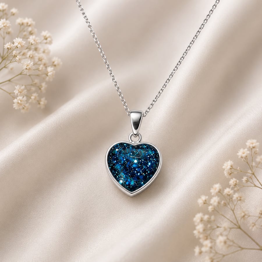 Handcrafted memorial ashes in jewellery 
