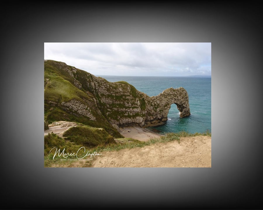 12x8 Inch Photo Print of Durdle Door Dorset
