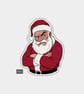 Unique Funny Christmas Sticker Xmas Decal For Adults - Santa - Image 1