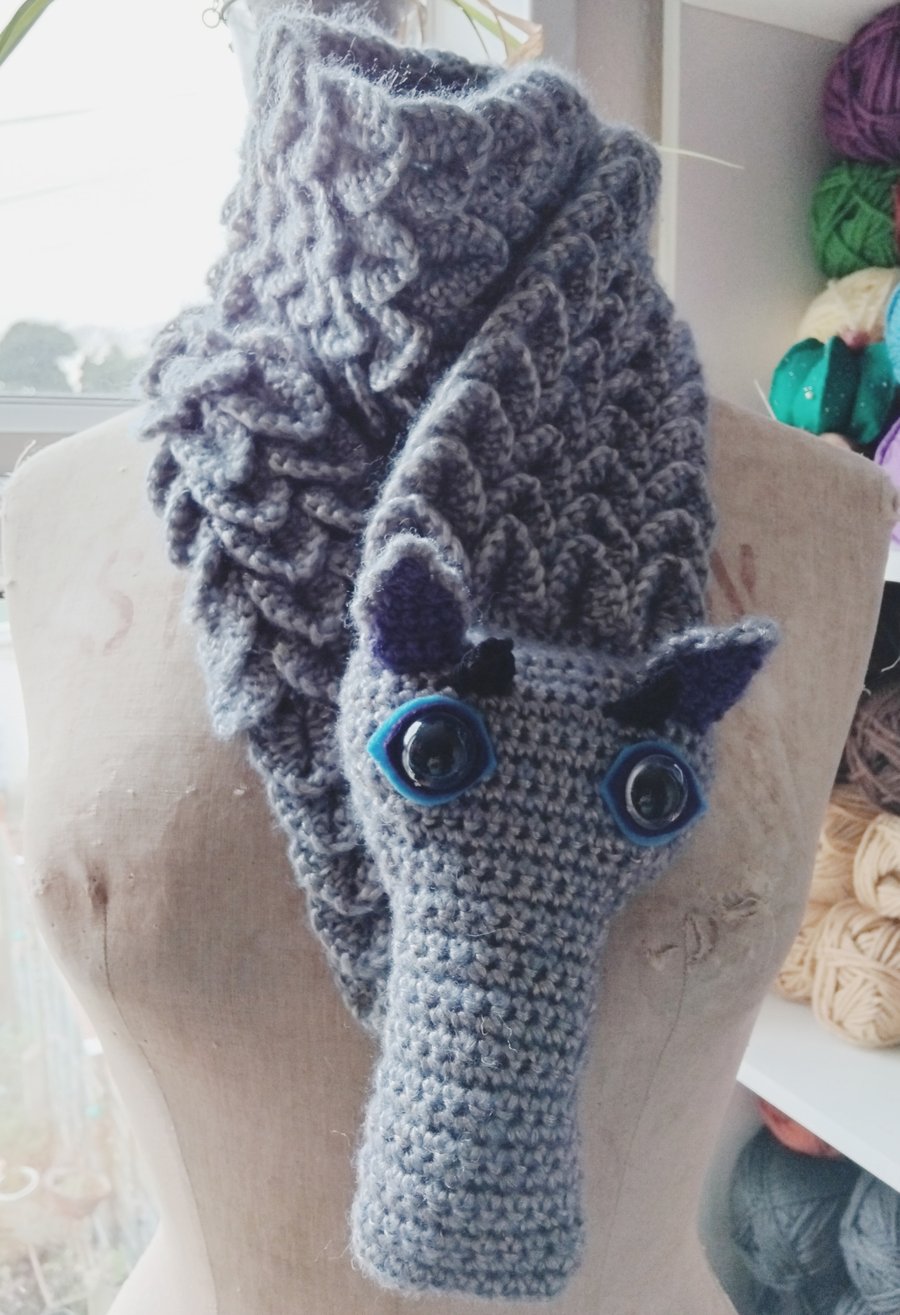 Winter Shimmer Dragon Scarf