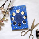 Moon Phase Themed Notebook