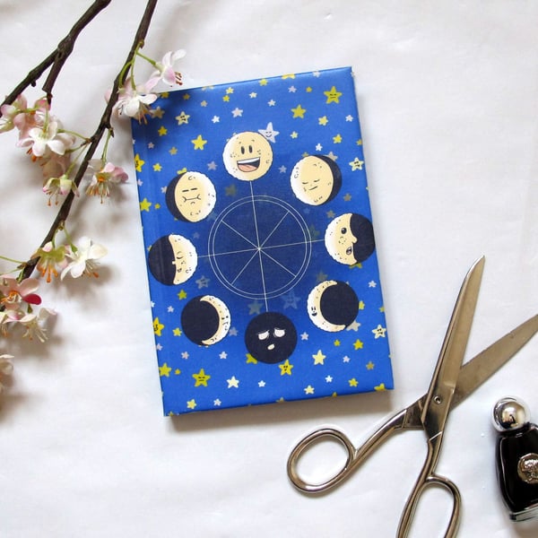 Moon Phase Themed Notebook