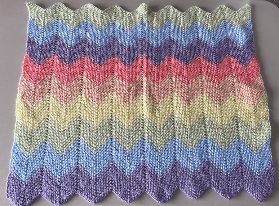 Hand Knitted Baby Blanket