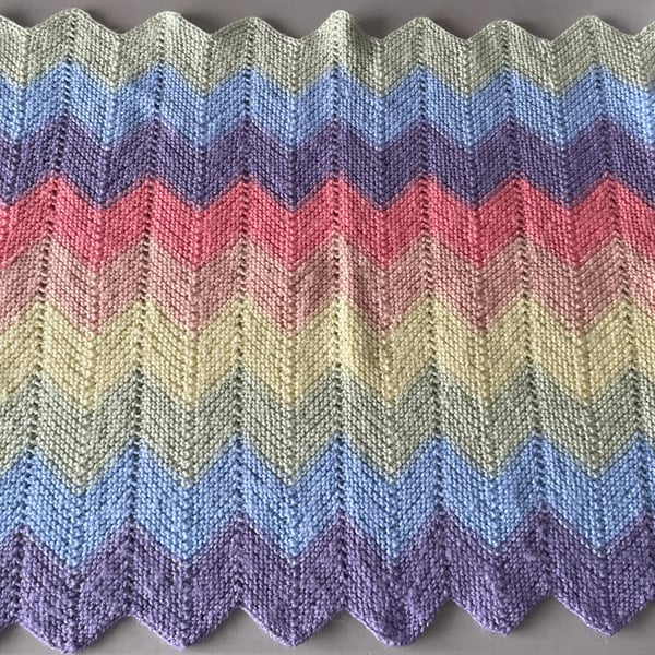 Hand Knitted Baby Blanket