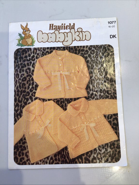 Original vintage knitting pattern 