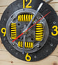 Handmade Clutch Plate Wall Clock - Recycled Automotive Clock - Mechanic Gift - G - Image 4