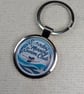 Saturday Morning Swim Club - Swimmer Keyring - Large Resin Topped Keyring