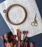Stick and Stitch Blank Letter Embroidery Designs - Image 3