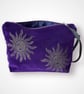 Purple Sun Velvet Makeup Bag - Image 6