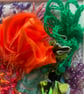 Coral Reef Textile art no 3  - Image 2